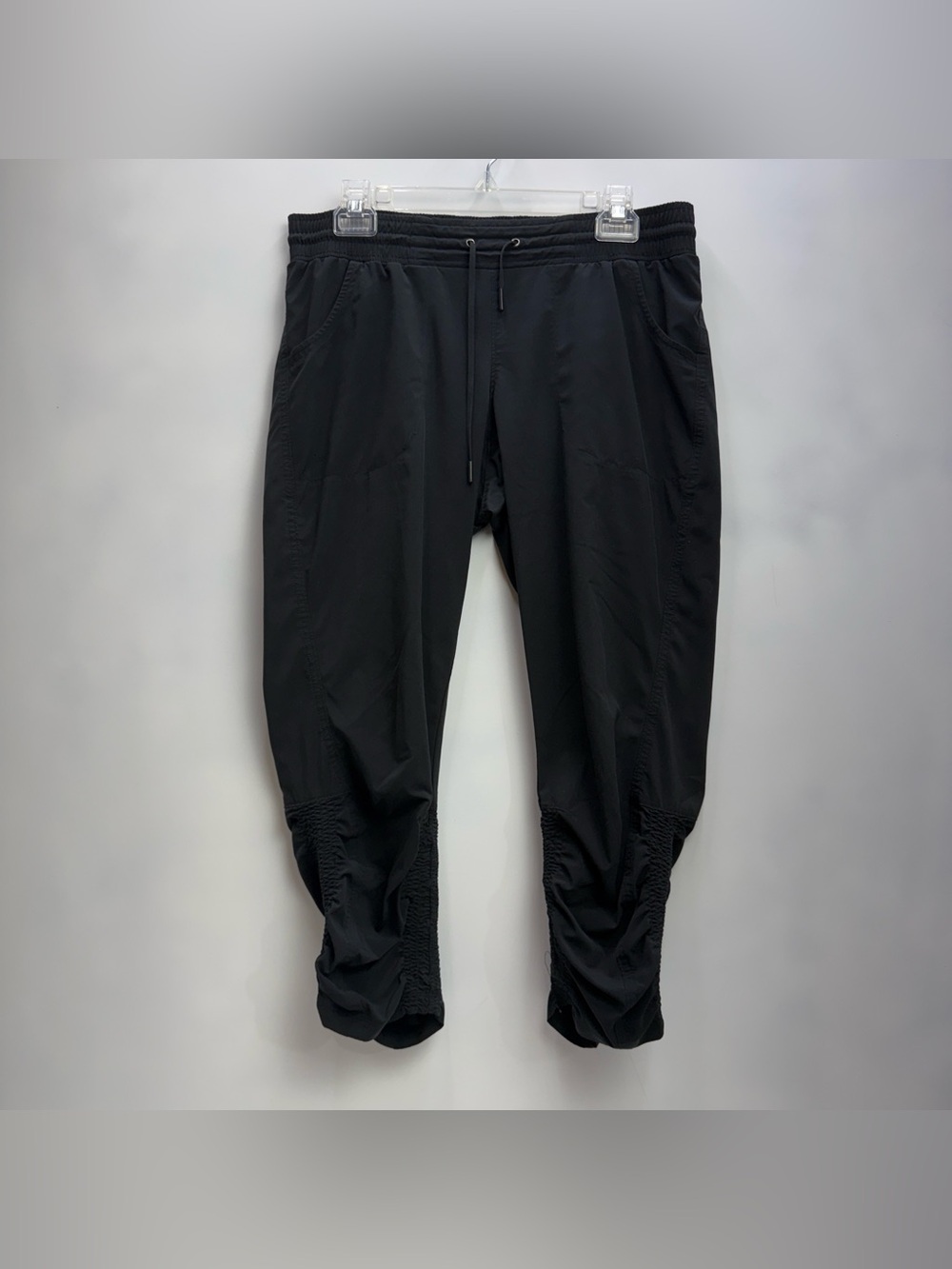 Athleta Women’s Attitude Jogger Pants with Waist Drawstring and Ruched Ankles